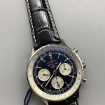 Replica Breitling Navitimer Men Alligator Black 43 mm AB0138211B1P1 - Thumbnail Image 4