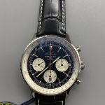 Replica Breitling Navitimer Men Alligator Black 43 mm AB0138211B1P1 - Thumbnail Image 6