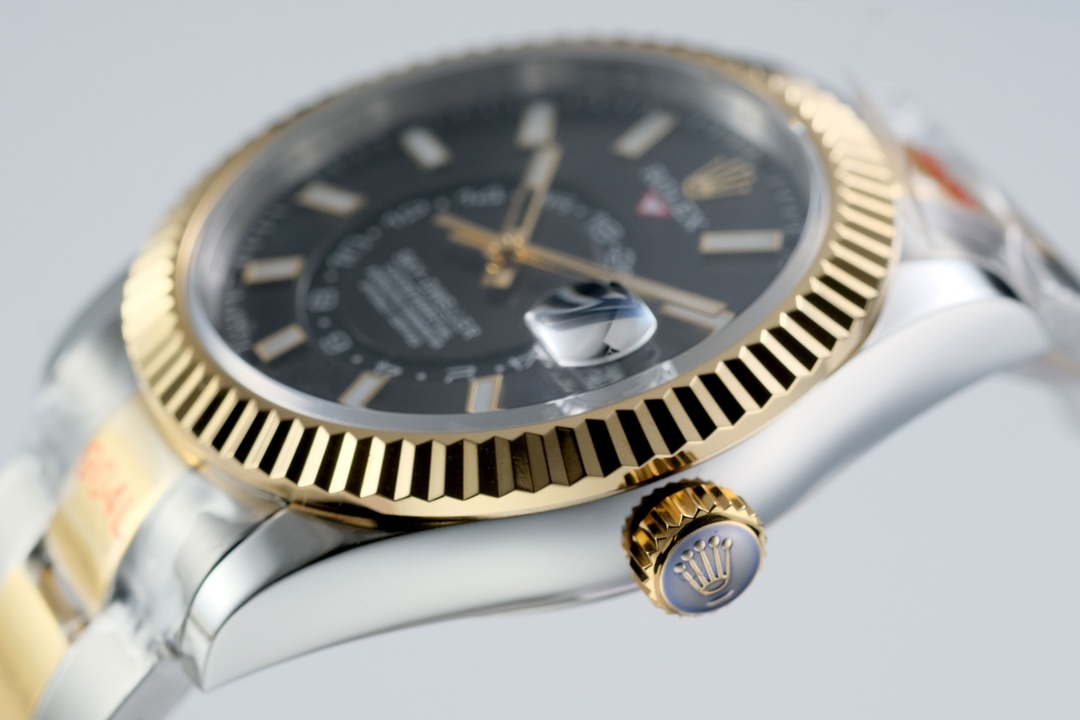 Super Clone Rolex Sky-Dweller 326933 42mm Bright Black Dial - Image 5