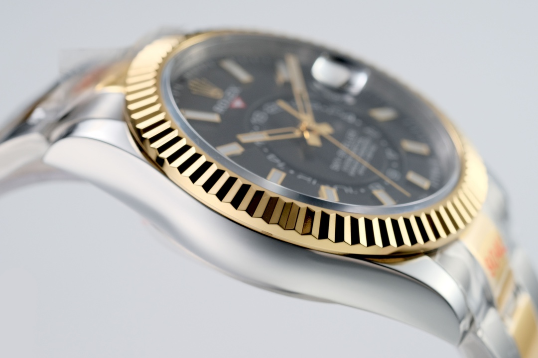Super Clone Rolex Sky-Dweller 326933 42mm Bright Black Dial - Image 6