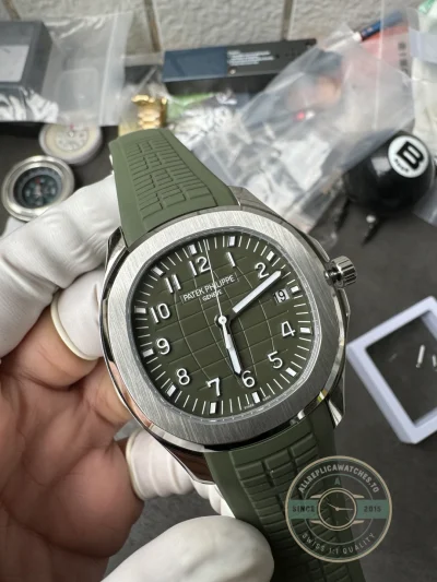 Super Clone Aquanaut 5168G-010 Patek Philippe 42.2 mm, White gold