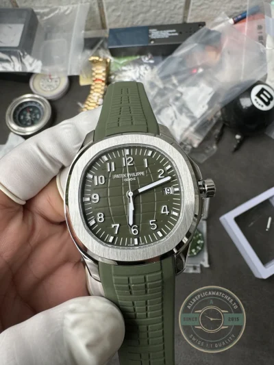 Super Clone Aquanaut 5168G-010 Patek Philippe 42.2 mm, White gold