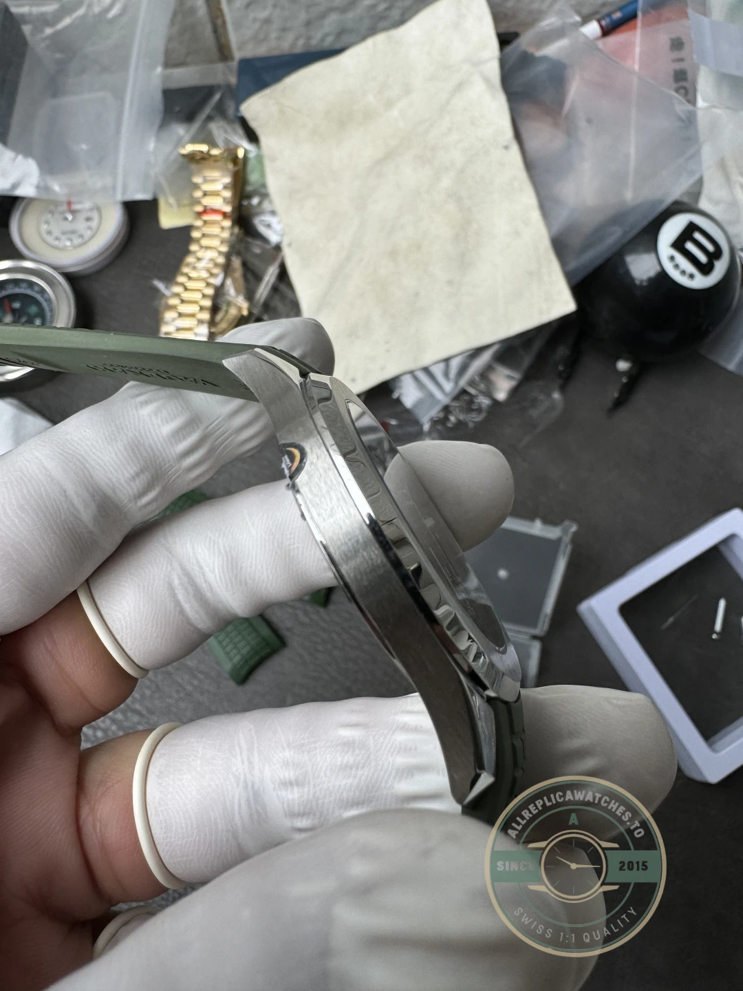 Super Clone Aquanaut 5168G-010 Patek Philippe 42.2 mm, White gold