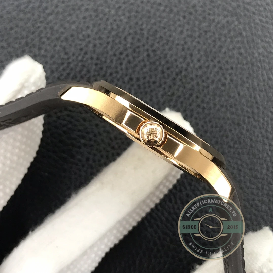 Replica Aquanaut 5167R-001 Date, Sweep seconds 40.8 mm, Rose gold
