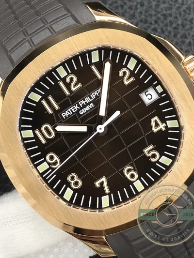 Replica Aquanaut 5167R-001 Date, Sweep seconds 40.8 mm, Rose gold