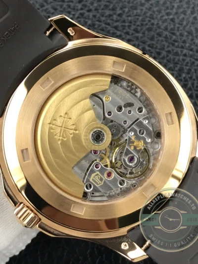 Replica Aquanaut 5167R-001 Date, Sweep seconds 40.8 mm, Rose gold