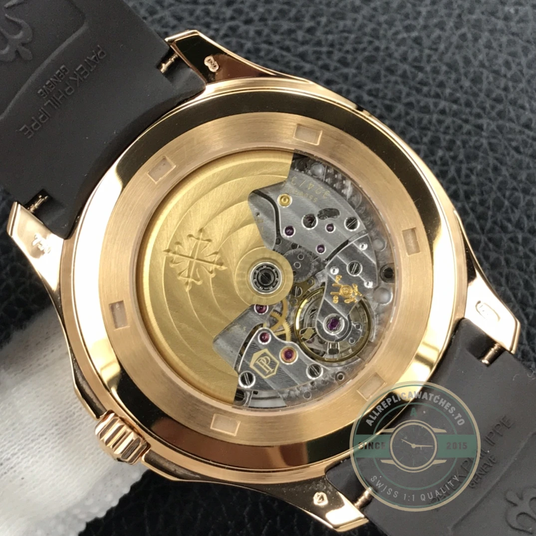 Replica Aquanaut 5167R-001 Date, Sweep seconds 40.8 mm, Rose gold