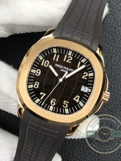Replica Aquanaut 5167R-001 Date, Sweep seconds 40.8 mm, Rose gold