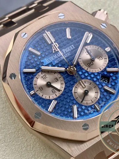 Superclone Audemars Piguet Royal Oak 41 mm, Blue Ref. 26331OR.OO.1220OR.01 - Luxury Replica Watch