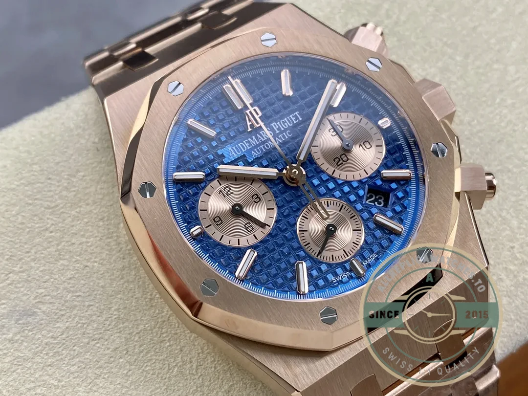 Superclone Audemars Piguet Royal Oak 41 mm, Blue Ref. 26331OR.OO.1220OR.01 - Luxury Replica Watch