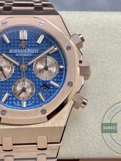 Superclone Audemars Piguet Royal Oak 41 mm, Blue Ref. 26331OR.OO.1220OR.01 - Luxury Replica Watch