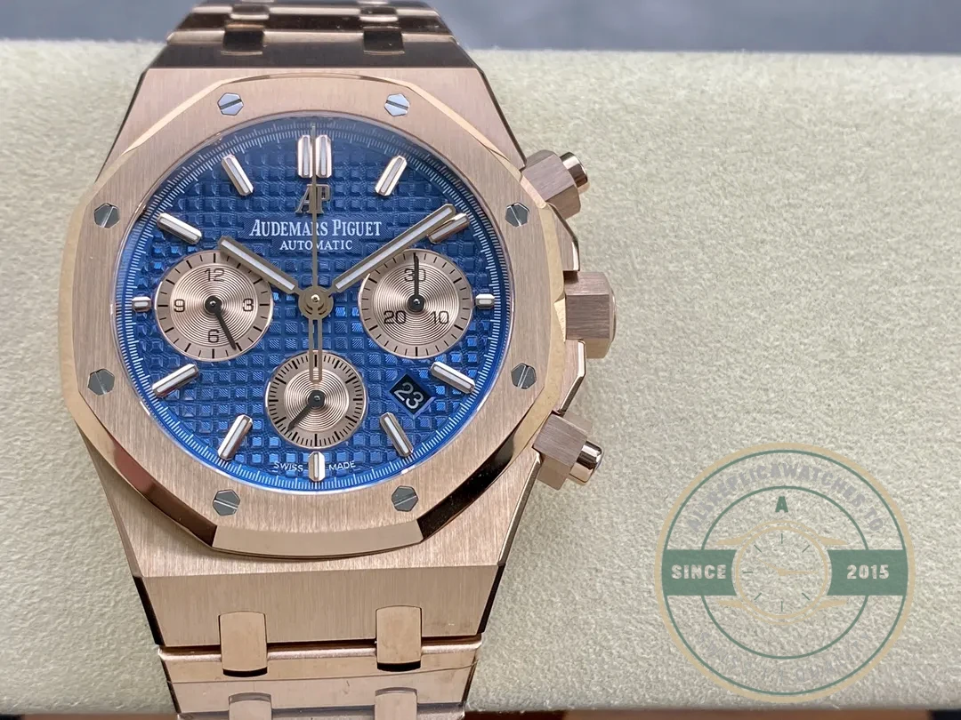 Superclone Audemars Piguet Royal Oak 41 mm, Blue Ref. 26331OR.OO.1220OR.01 - Luxury Replica Watch