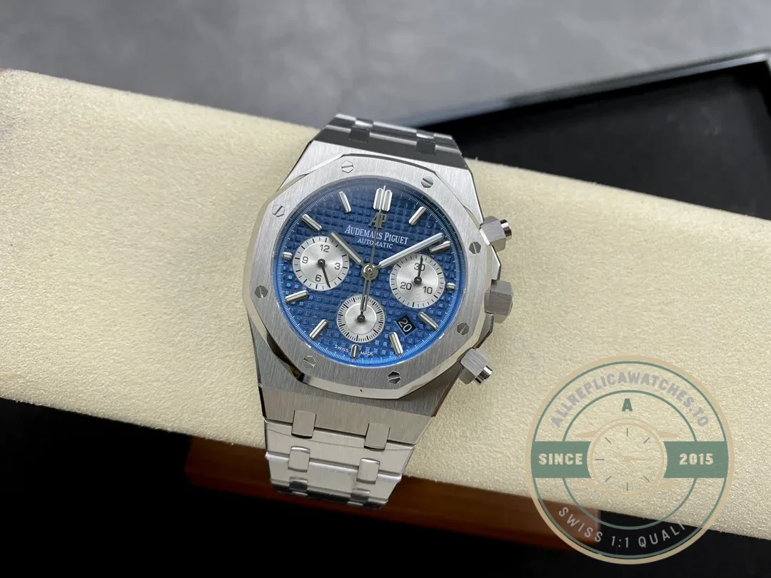 Replica Audemars Piguet Royal Oak Blue, 41 mm Ref. 26331ST.OO.1220ST.01 - Premium Super Clone Watch