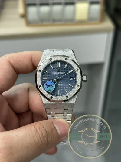 Superclone Audemars Piguet Royal Oak Blue Dial 15410BC.GG.1224BC.01 37mm - Affordable Super Clone Watch