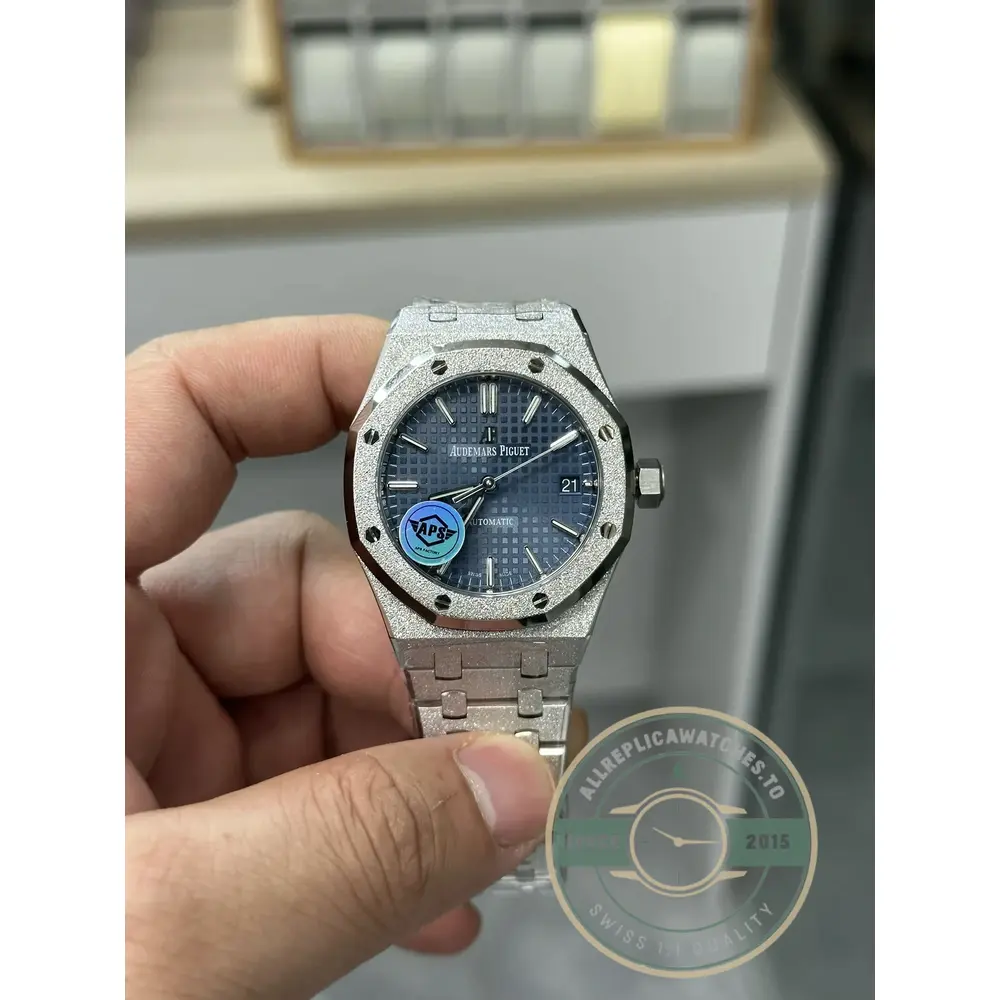 Superclone Audemars Piguet Royal Oak Blue Dial 15410BC.GG.1224BC.01 37mm - Affordable Super Clone Watch