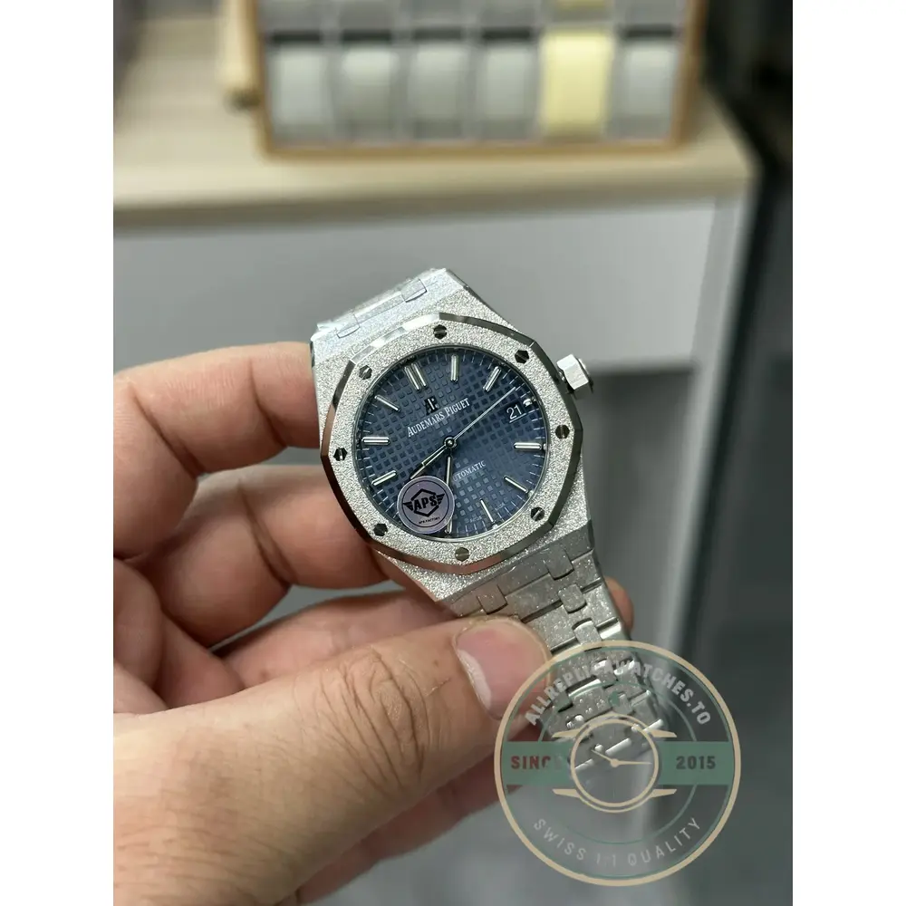 Superclone Audemars Piguet Royal Oak Blue Dial 15410BC.GG.1224BC.01 37mm - Affordable Super Clone Watch