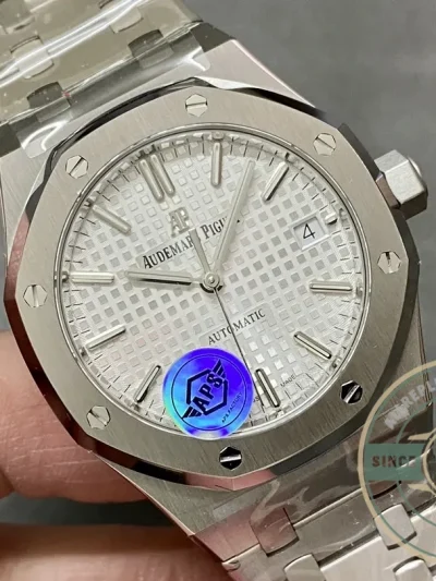 Superclone Audemars Piguet Royal Oak White Dial 15450ST 37mm - Swiss Movement Replica Watch