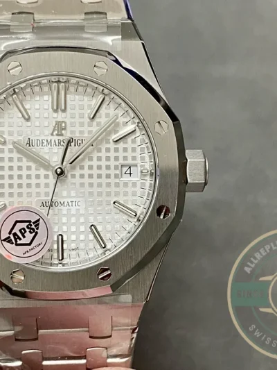 Superclone Audemars Piguet Royal Oak White Dial 15450ST 37mm - Affordable Luxury Replica Timepiece