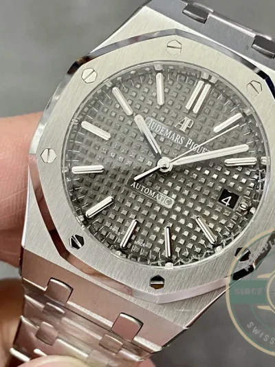 Superclone Audemars Piguet Royal Oak Grey Dial 15450ST 37mm - Budget Luxury Replica Watch
