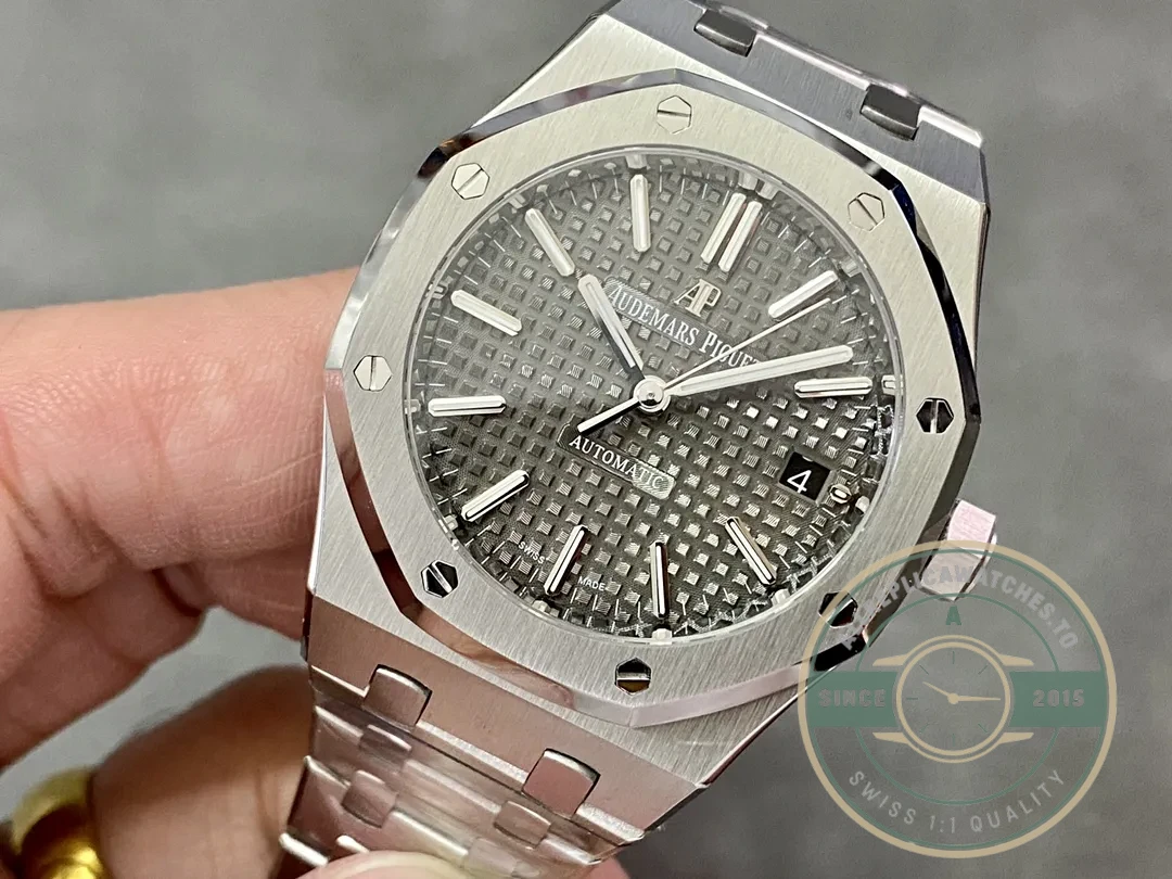 Superclone Audemars Piguet Royal Oak Grey Dial 15450ST 37mm - Budget Luxury Replica Watch