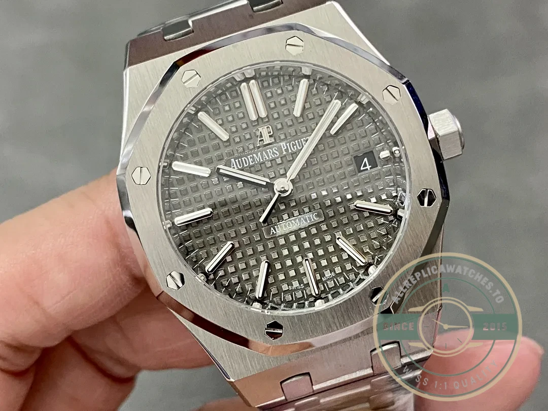 Superclone Audemars Piguet Royal Oak Grey Dial 15450ST 37mm - High-Grade Replica Watch