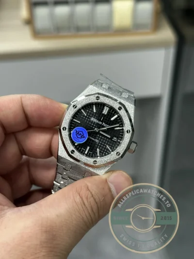 Superclone Audemars Piguet Royal Oak Black Dial 15454BC.GG.1259BC.03 37mm - Budget Luxury Replica Watch