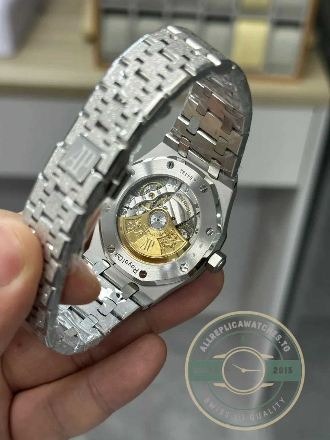 Superclone Audemars Piguet Royal Oak Black Dial 15454BC.GG.1259BC.03 37mm - Swiss Movement Replica Watch