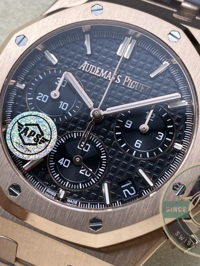 Replica Audemars Piguet Royal Oak Black Dial 26240OR.OO.1320OR.06 - High-Grade Replica Watch