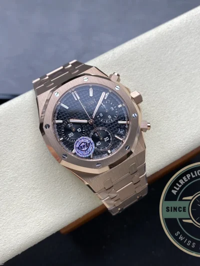 Replica Audemars Piguet Royal Oak Black Dial 26240OR.OO.1320OR.06 - Best Quality Replica Watch