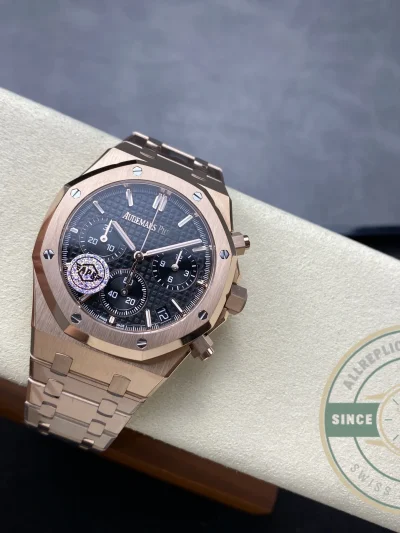 Replica Audemars Piguet Royal Oak Black Dial 26240OR.OO.1320OR.06 - Swiss Movement Replica Watch