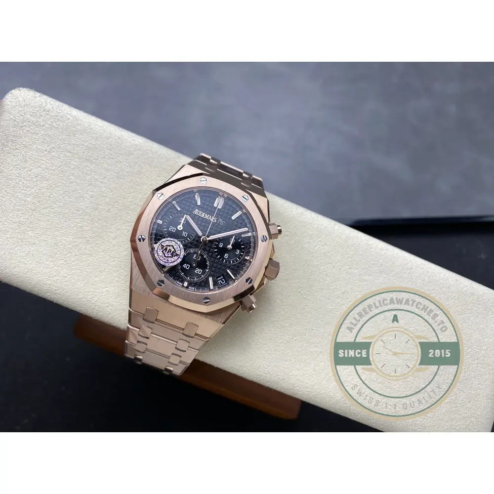 Replica Audemars Piguet Royal Oak Black Dial 26240OR.OO.1320OR.06 - Swiss Movement Replica Watch