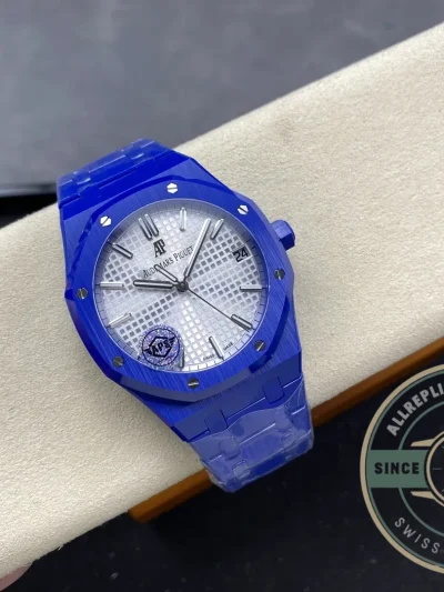 Superclone Audemars Piguet Royal Oak White Dial 15500 Ceramic - Budget Luxury Replica Watch