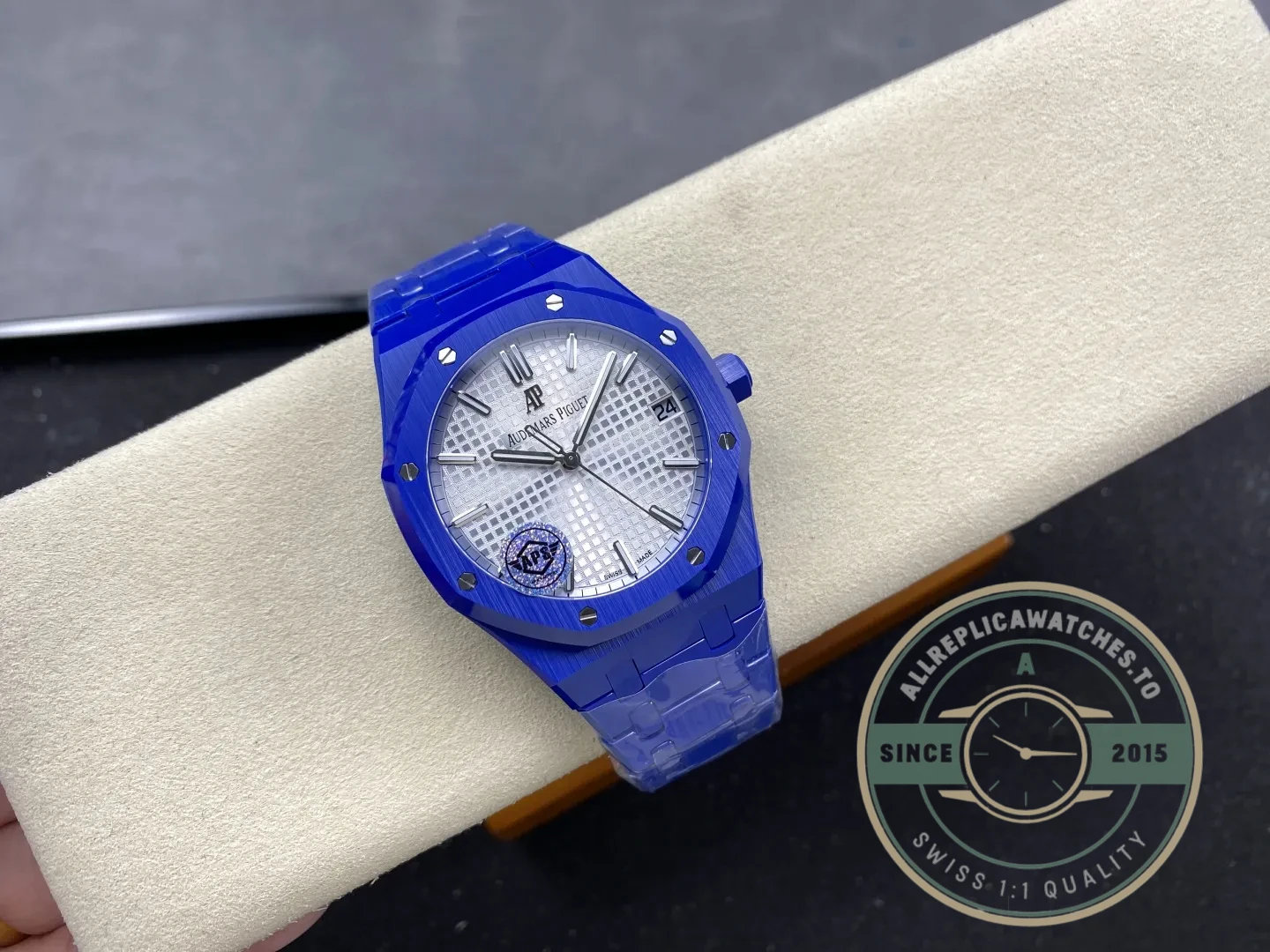 Superclone Audemars Piguet Royal Oak White Dial 15500 Ceramic - Budget Luxury Replica Watch