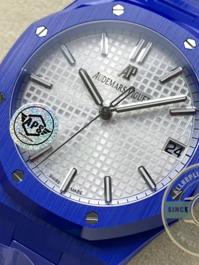 Superclone Audemars Piguet Royal Oak White Dial 15500 Ceramic - Luxury Replica Watch
