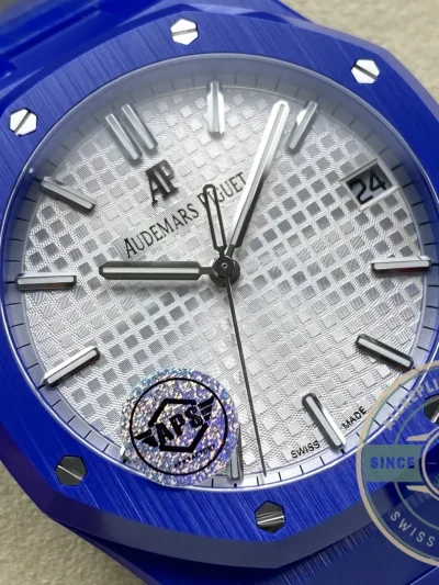 Superclone Audemars Piguet Royal Oak White Dial 15500 Ceramic - Swiss Movement Replica Watch