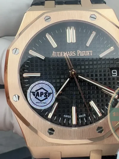Superclone Audemars Piguet Royal Oak Black 15510OR.OO.D002CR.02 - Top-Tier Swiss Replica Watch