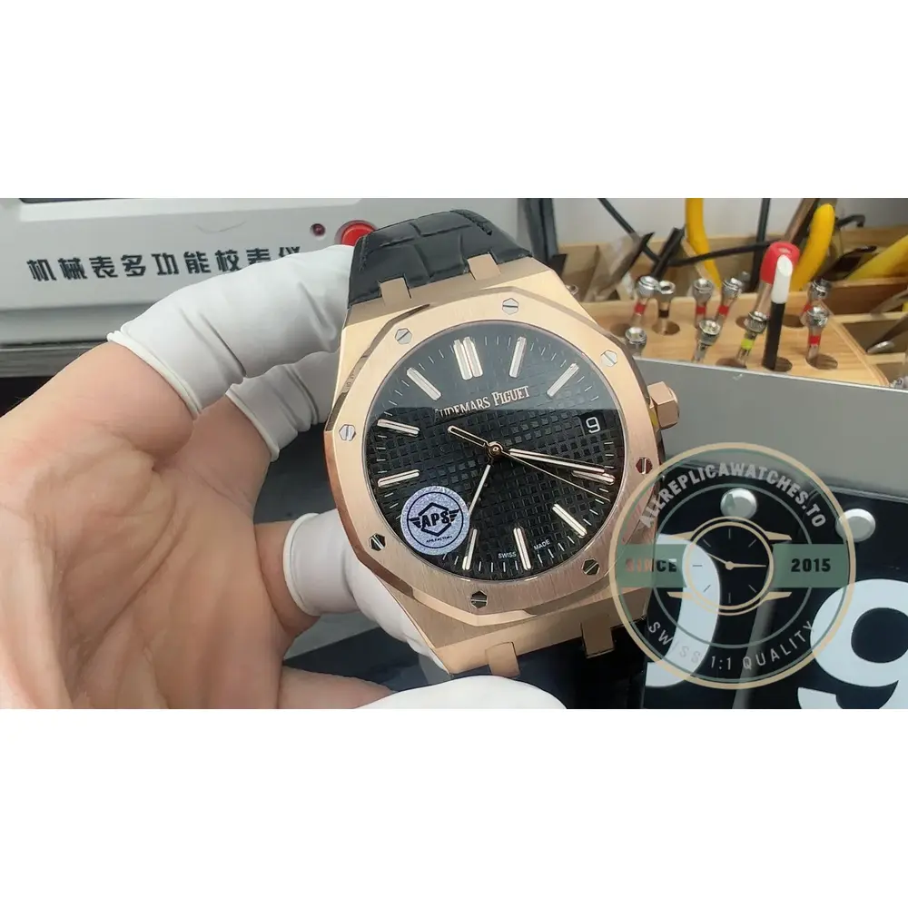 Superclone Audemars Piguet Royal Oak Black 15510OR.OO.D002CR.02 - Premium Super Clone Watch