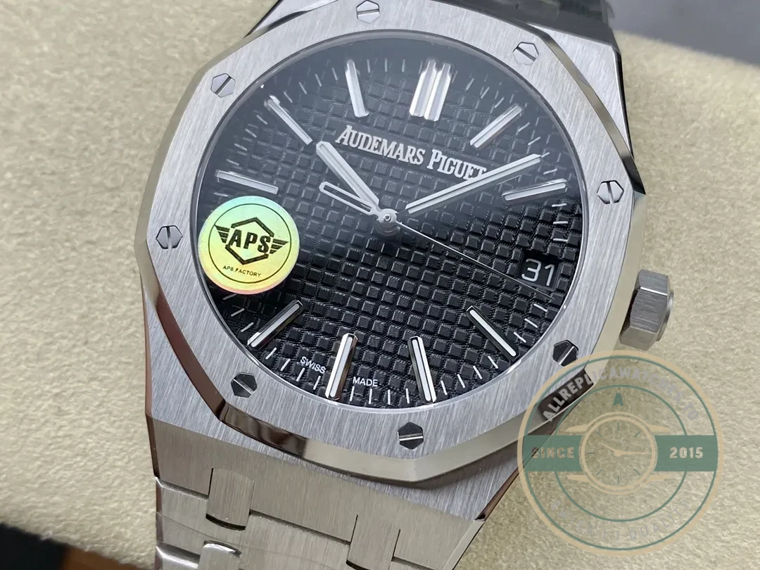 Superclone Audemars Piguet Royal Oak Black, 41 mm Ref. 15500ST.OO.1220ST.03 - 1:1 Swiss Replica Watch