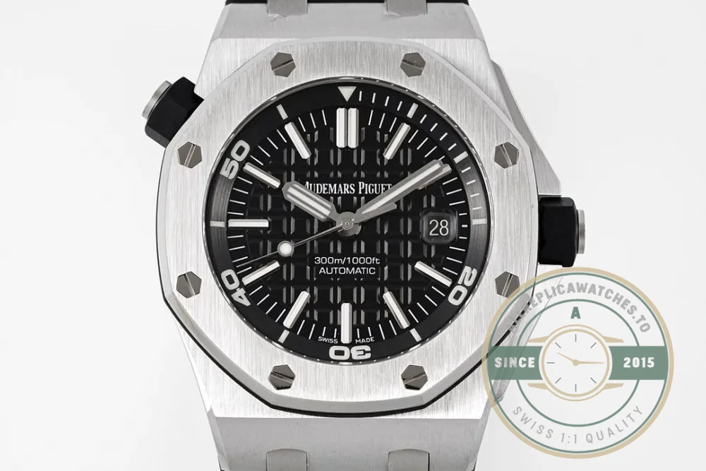 Replica Audemars Piguet Royal Oak Offshore Black Dial 42mm 15703ST.OO.D002CA.01 - Luxury Replica Watch