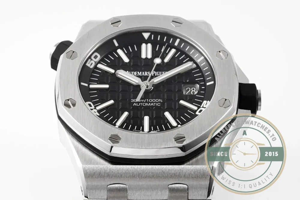 Replica Audemars Piguet Royal Oak Offshore Black Dial 42mm 15703ST.OO.D002CA.01 - Factory Super Clone Watch
