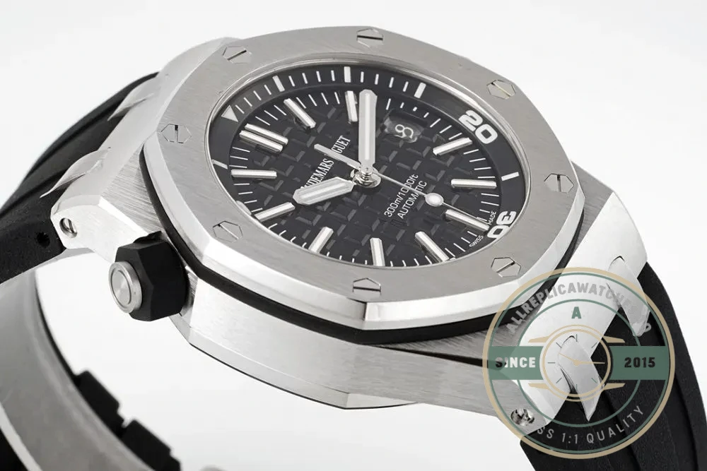 Replica Audemars Piguet Royal Oak Offshore Black Dial 42mm 15703ST.OO.D002CA.01 - Top-Tier Swiss Replica Watch
