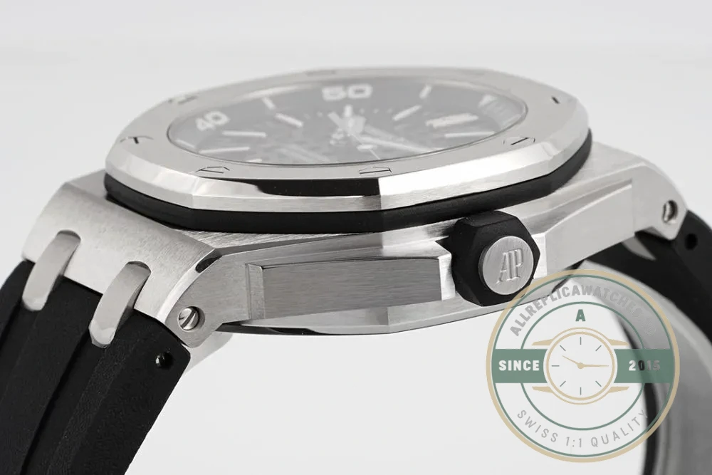 Replica Audemars Piguet Royal Oak Offshore Black Dial 42mm 15703ST.OO.D002CA.01 - Budget Luxury Replica Watch