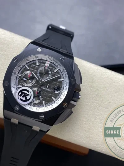 Replica Audemars Piguet Royal Oak Offshore Dark Grey Silver Dial 44mm 26405CE.OO.A002CA.01 - High-Grade Replica Watch