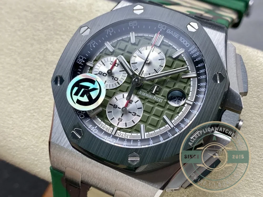 Replica Audemars Piguet Royal Oak Offshore Green Dial 44mm 26400SO - Swiss-Made Clone Watch