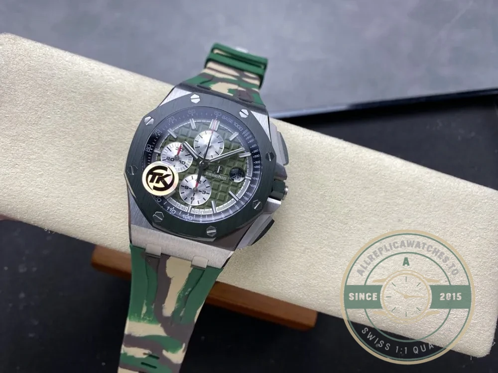 Replica Audemars Piguet Royal Oak Offshore Green Dial 44mm 26400SO - 1:1 Swiss Replica Watch