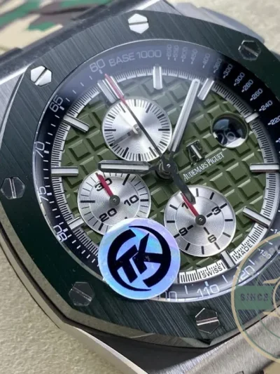 Replica Audemars Piguet Royal Oak Offshore Green Dial 44mm 26400SO - Swiss Movement Replica Watch