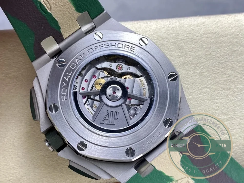 Replica Audemars Piguet Royal Oak Offshore Green Dial 44mm 26400SO - Luxury Replica Watch