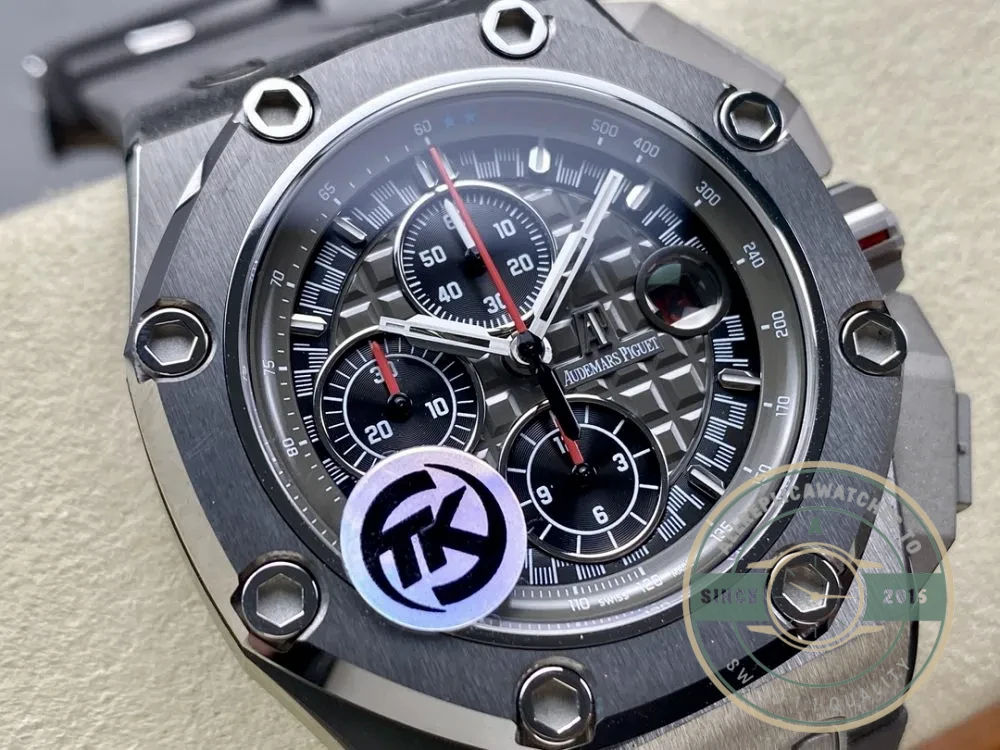 Replica Audemars Piguet Royal Oak Offshore Grey Black Dial 44mm 26568IM.OO.A004CA - Top-Tier Swiss Replica Watch