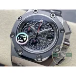 Replica Audemars Piguet Royal Oak Offshore Grey Black Dial 44mm 26568IM.OO.A004CA - Affordable Luxury Replica Timepiece