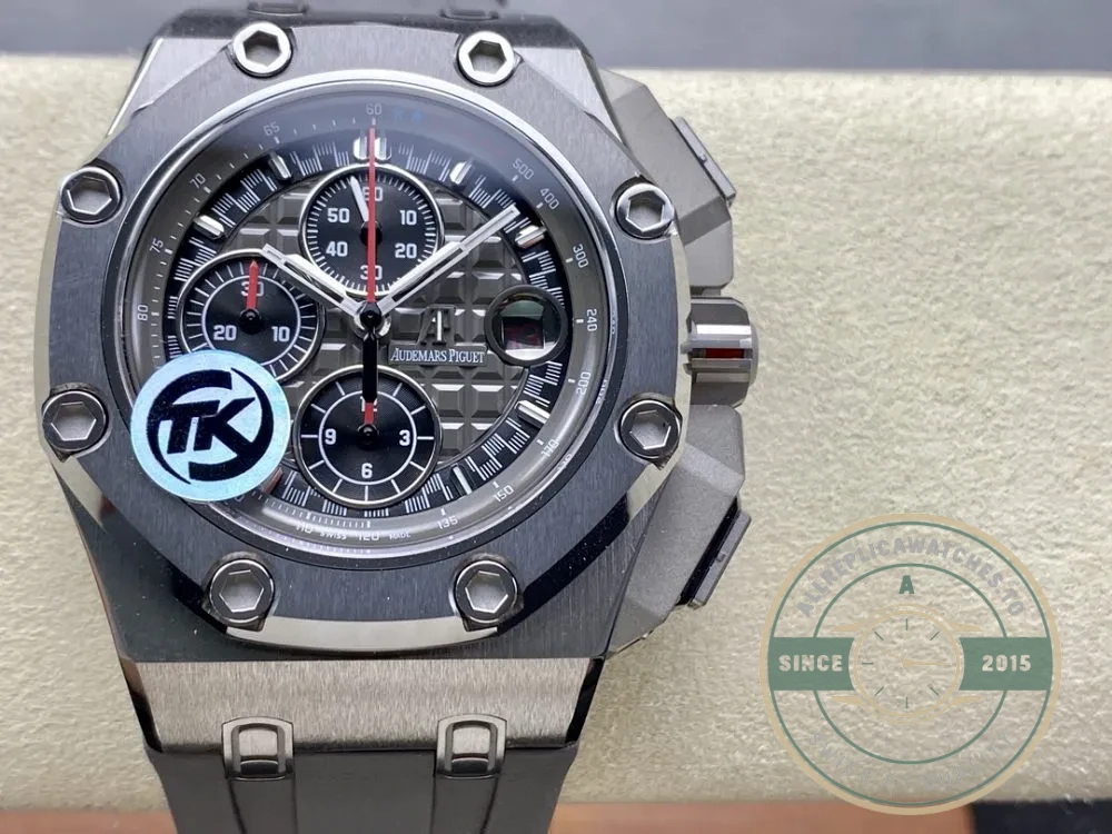 Replica Audemars Piguet Royal Oak Offshore Grey Black Dial 44mm 26568IM.OO.A004CA - Affordable Super Clone Watch
